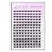 VEYESBEAUTY Lash Clusters Individual Eyelash Extensions Thin & Invisible Band DIY False Eyelashes for Self-application Newbie's Five-Second Series Wispy Lash Tray, LuxeBold 8-16mm Mixed Length