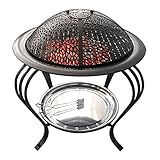 【Montaje conveniente】 El montaje es rápido y cómodo, con instrucciones y herramientas de instalación, para que este pozo de fuego se pueda montar en un instante.