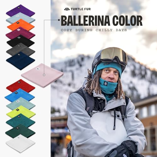 Image of Turtle Fur Double-Layer Neck Warmer - Ultra-Soft, Stretchy Chelonia 150 Fleece Neck Gaiter Made with 100% Recycled Polyester