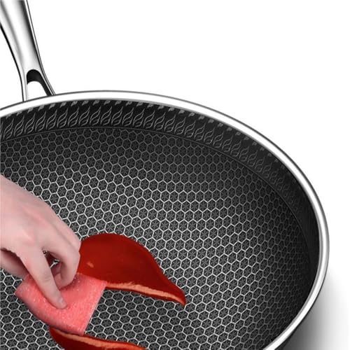 Wok de acero inoxidable 316 texturizado 30 cm miniatura 2