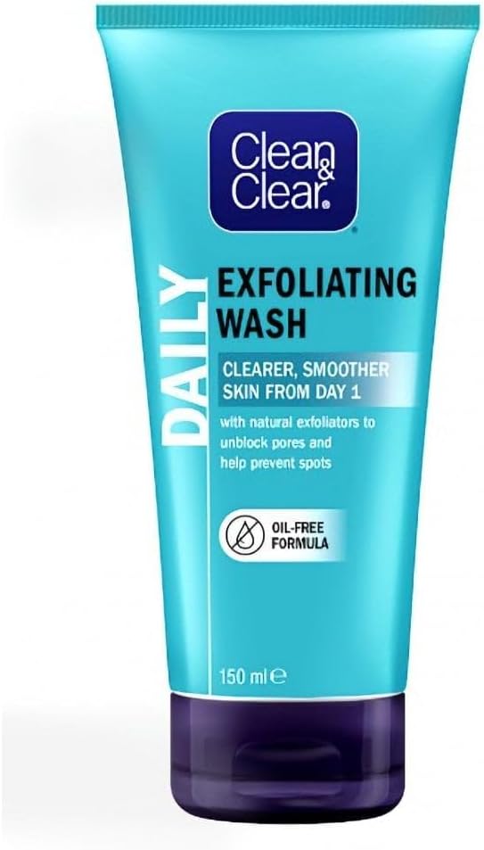Clean and Clear Exfoliating Daily Wash, 150 ml