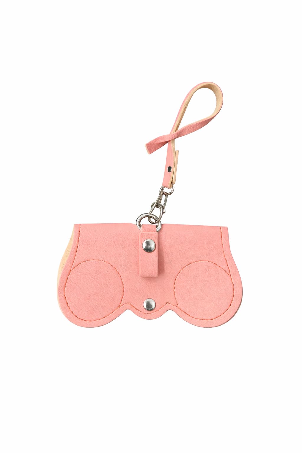 Anything & Everything Sunglasses Case Cover For Men & Women | PU Leather Eyewear Glasses Case With Hanging Strip For Bag | Cover Protect Your Eyeglasses, Spectacles, Goggles (PINK)