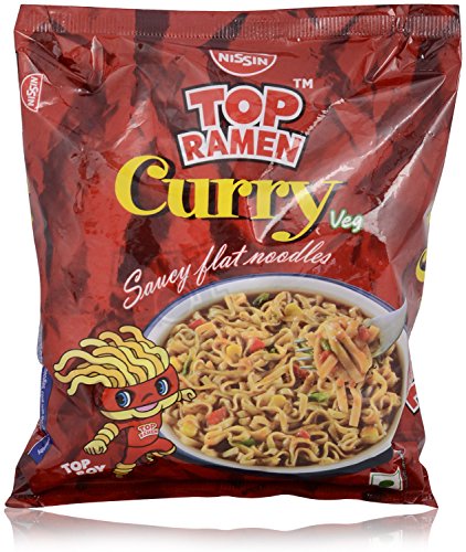 Image of Top Ramen Vegetarian Noodles - Curry, 70 Grams Pack