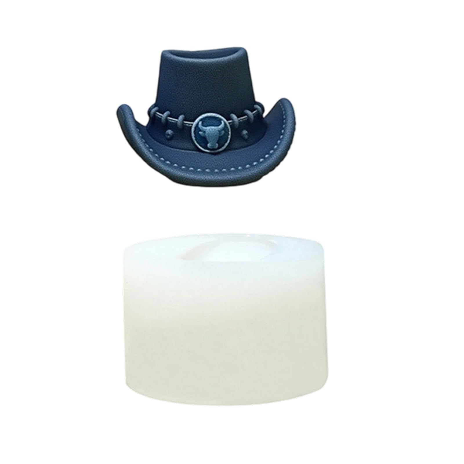 XIOANG Flexible Jean Hat Silicone for Plasters Casting Making Beginner Friendly Tool Decorative Jean Hat Silicone Mold for Art Plasters Casting