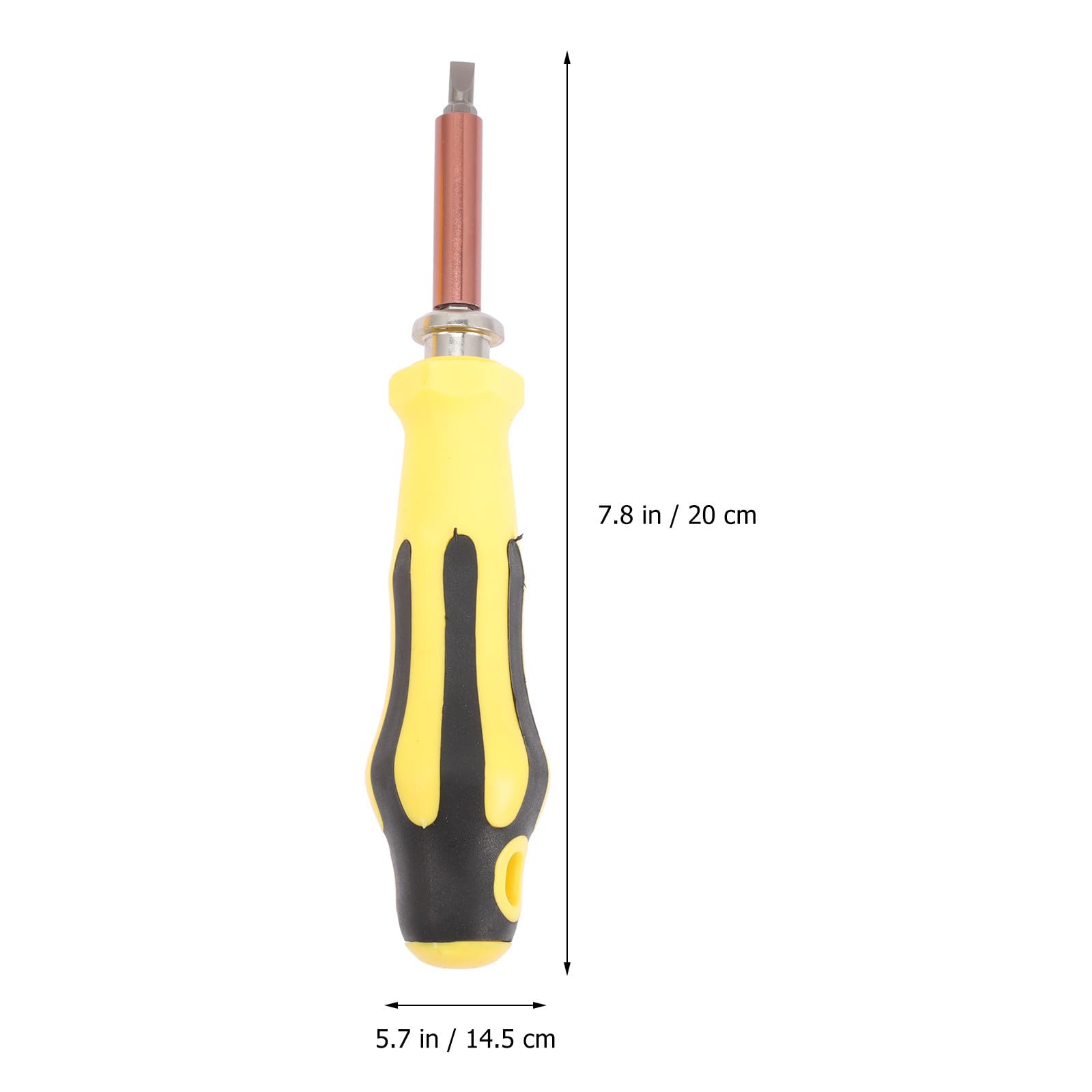 Multifunktions Schraubendreher Satz für Zuhause mit Magnetischen Bits Einfachem Design und Leicht Tragbarem Gelbem Koffer für Telefon und Laptop Reparaturen
