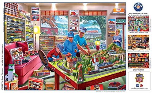 MasterPieces Rompecabezas de 1000 Piezas para Adultos, Familia o Jóvenes - The Boy's Playroom - 19.25"x26.75" miniatura 4