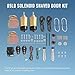 JDMSPEED New Street Rat Hot Rod Car Truck 85LB Shaved Door Handle Kit Replacement for 2 Doors Popper Solenoid