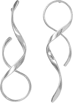 Made By Nami Orecchini A Cerchio In Oro Da Donna In Acciaio Inox Resistente All'acqua, Acciaio Inossidabile, Gold - Foto 10