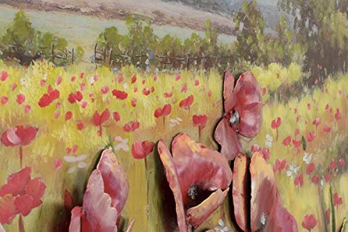 KunstLoft® Metalen schilderij 'Blooming Meadows' 120x60x5,5cm handgemaakte wanddecoratie - Image 3
