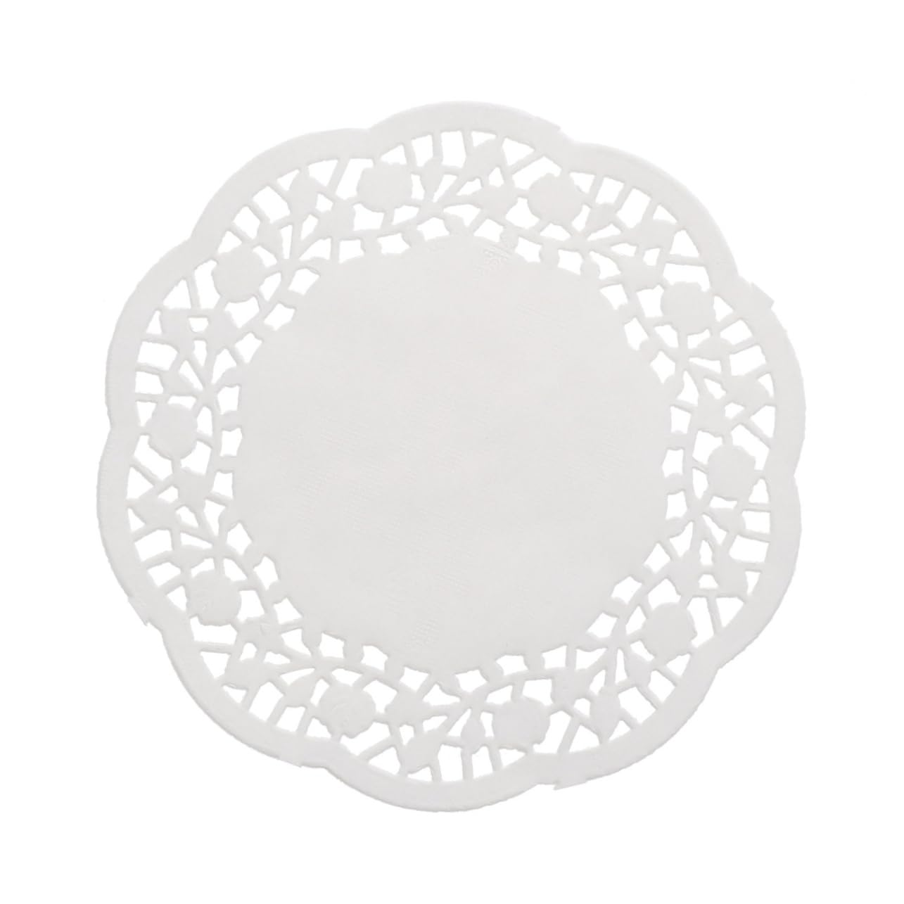 200 Napperons En Papier Dentelle Dorée 7x7cm - Absorbants Huile, Décoration Table Pour Gâteaux, Anniversaires, Mariages