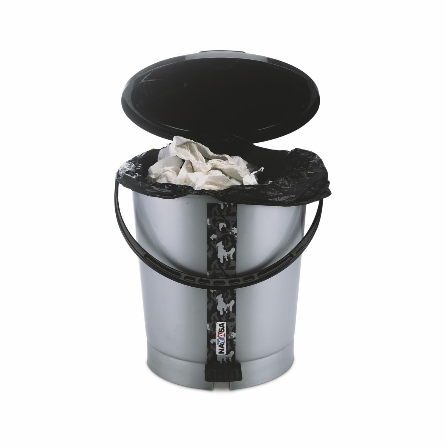 Nayasa Funk Pedal Bin - Step-On Waste Bin -11