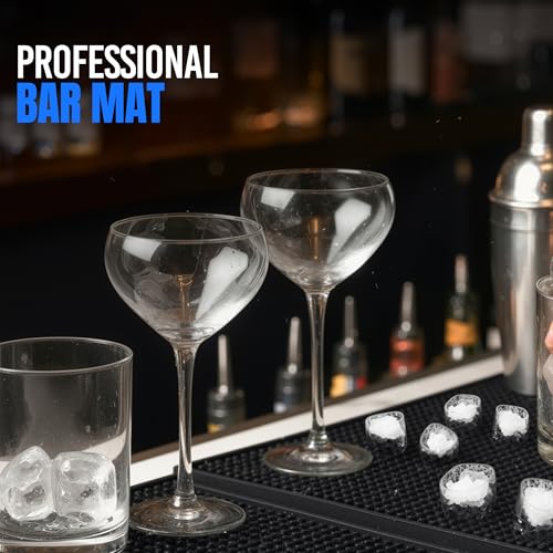 Premium Bar Counter Mats 18"x12", Pack of 2 - Non-Skid Rubber Drying Mats by JAANIS - Used condition - Image 4