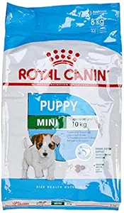 Royal Canin Mini Junior Pellet Dog Food, Meat Flavor, 8kg