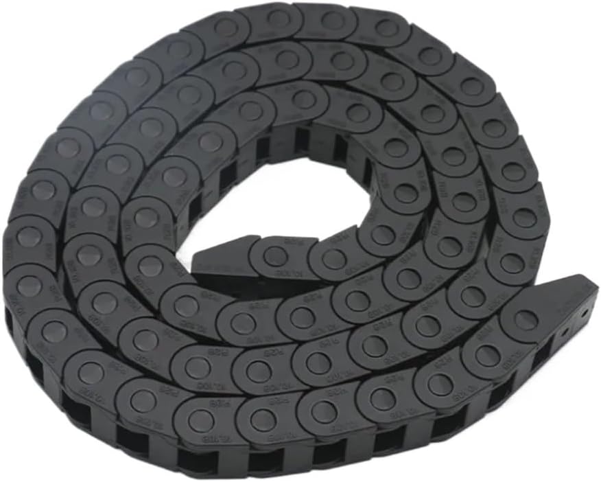 Transmission Chain of Power Cable Chain Semi-Enclosed Type Interior Opening 18x25 18x37 Drag Plastic Towline Transmission Transmission Chain of Power(48mm,18x37 mm)