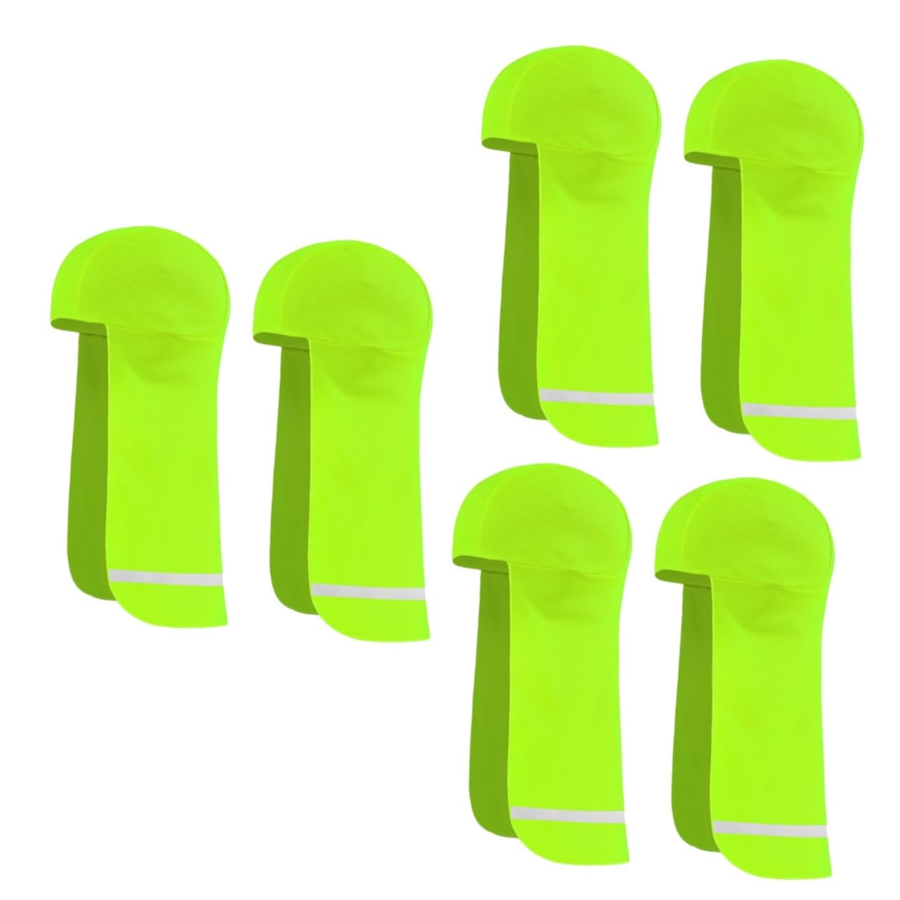 Chapeau réfléchissant pour hommes avec protection solaire et visière style bandana (lot de 6) 3316