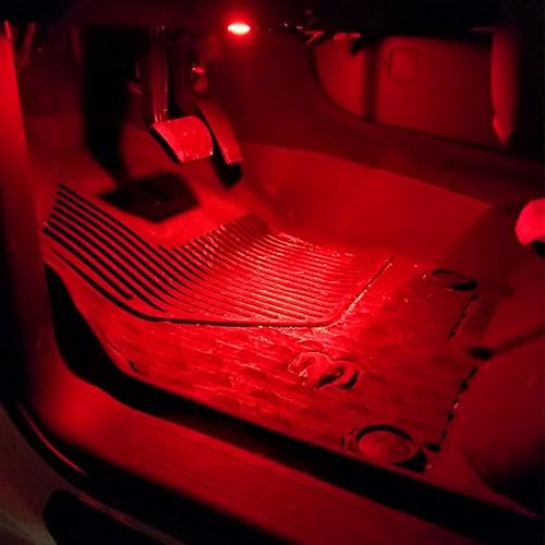 Miniatura 7 de Alla Lighting Bombillas LED T10 168 194 en miniatura, licencia de 12 V, mapa, cúpula, maletero, cortesía de escalones, luces interiores de puerta