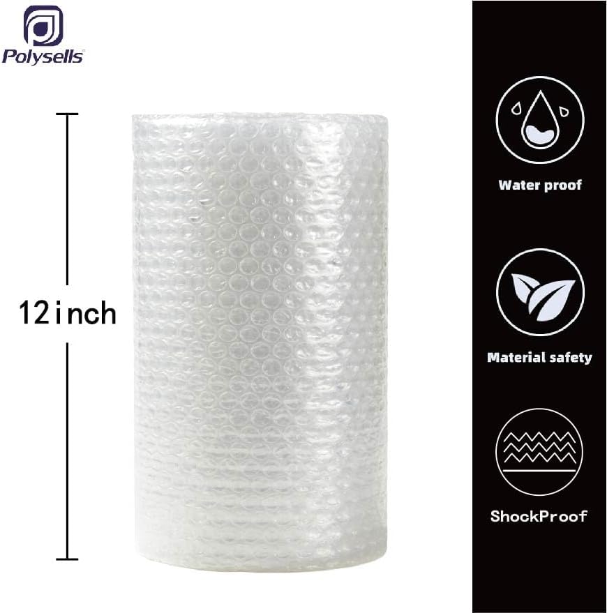 Bubble Cushioning Wrap 12 inch x 36ft x 2 Packing Rolls for Moving Boxes, Moving & Shipping Supplies, Perforated Every 12 Inch image 4