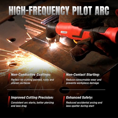 Image of ANDELI Non-Touch Pilot Arc Plasma Cutter 50A, 110V /220V