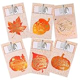 FOIMAS Thanksgiving Cutlery Holder,24 Pack Pumpkin Turkey Cutlery Utensil Holders for Fall Thanksgiving Harvest Party Dinner Table Decoration Supply