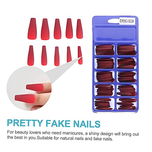 FOMIYES 100 Pçs Lascas De Unhas Meninas Unhas Postiças Unhas Postiças Com Desenhos Pontas De Unhas F