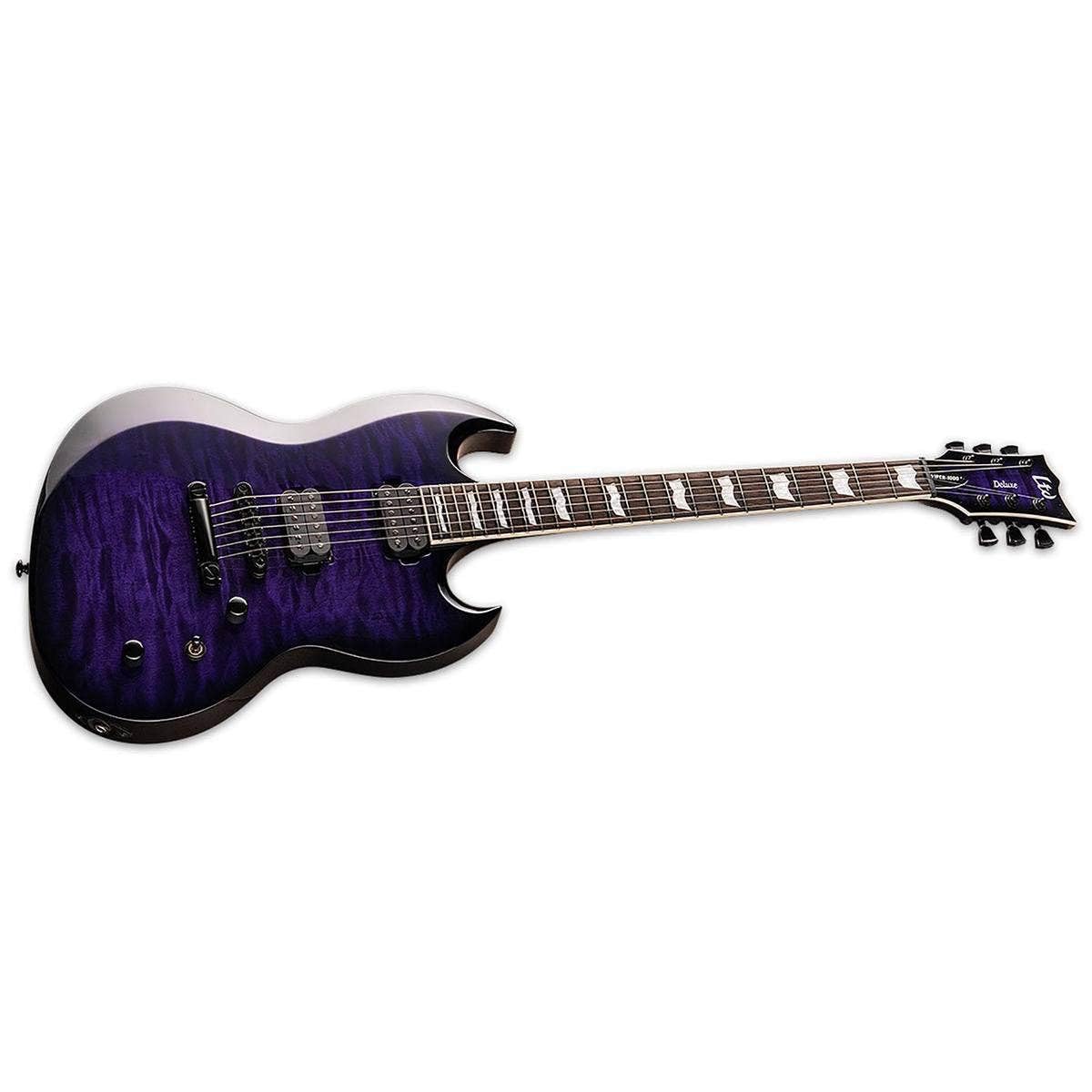 Amazon | ESP Guitars 6弦エレキギター シースルー パープル