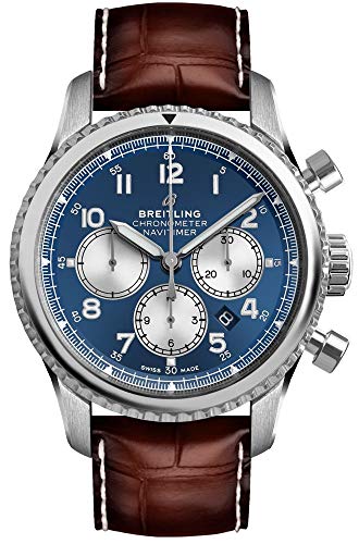 Breitling Navitimer 8 Chronograph Automatic Chronometer Blue Dial Men's Watch AB0117131C1P2