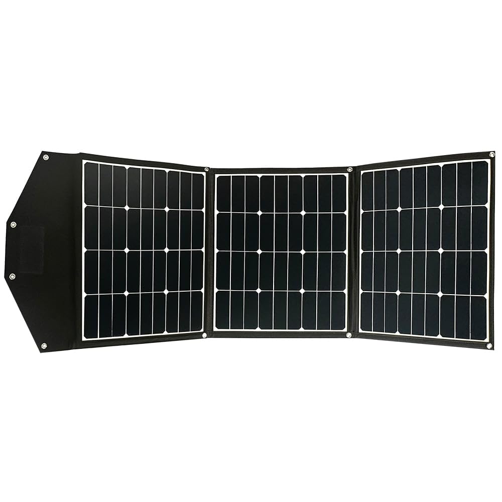 Offgridtec FSP-2 135W pannello solare pieghevole con celle solari ad alta efficienza senza regolatore di carica con pratico manico per il trasporto e spazio per cavi.campeggio viaggio barca, caravan