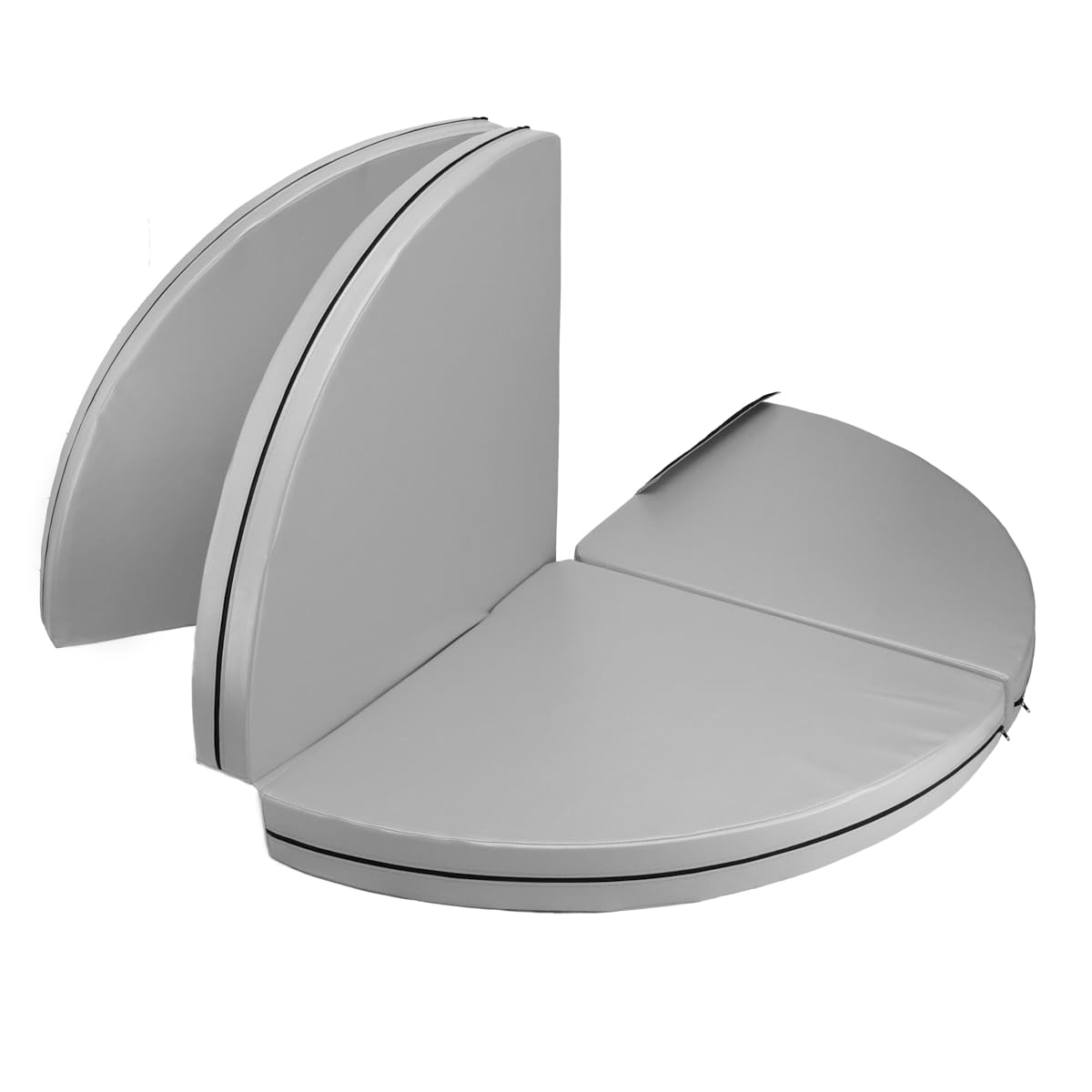 Tappetino pieghevole per danza, rotondo, 10 cm, diametro 120/150/160 cm, antiscivolo, con apertura per asta pole dance, tappetino protettivo quadrato, accessorio per ginnastica