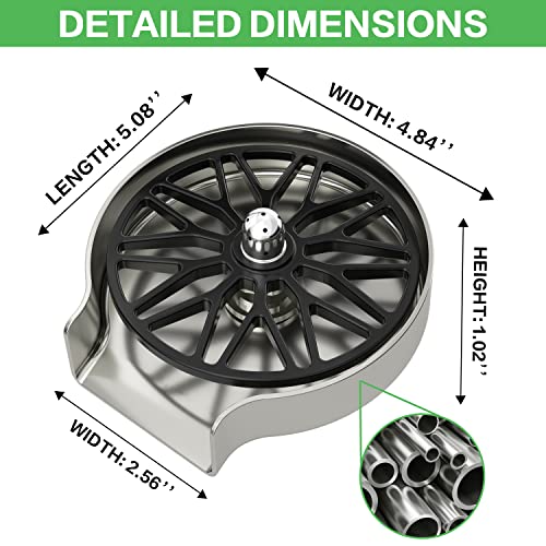 Commercial Kitchen Faucet, Vfauosit Kitchen Faucet With Pull Down Sprayer, Single Handle Kitchen Sink Faucet With Pot Filler, Brushed Nickel Stainless Steel Spring Sink Faucet With Glass Rinser #TOP6