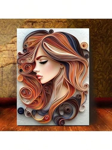 Tableau salon de coiffure XBTYKPB contemporain sur toile avec cadre 60x90 cm