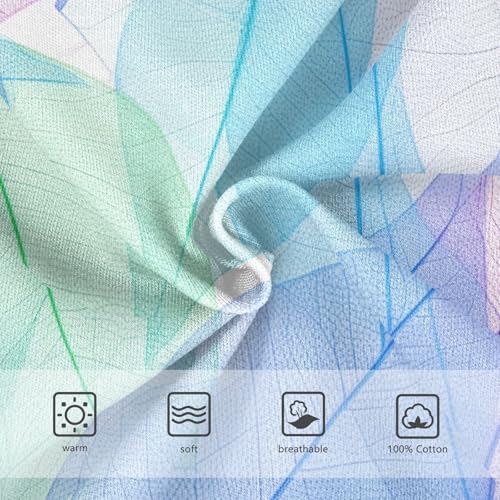 ODAWA Leaves Pastel Blue Boys Cotton Underwear, Tag-Free Comfort Toddler Underwear Boys 2T3