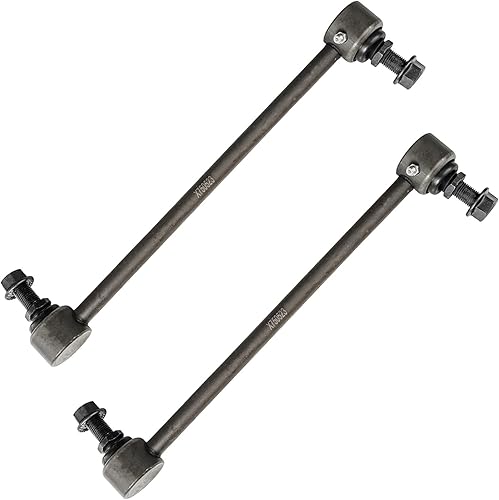 Miniatura 5 de Detroit Axle - Barras estabilizadoras delanteras de 6 piezas para Hyundai Accent Kia Rio 2012-2017, 4 extremos de barra de acoplamiento interior y