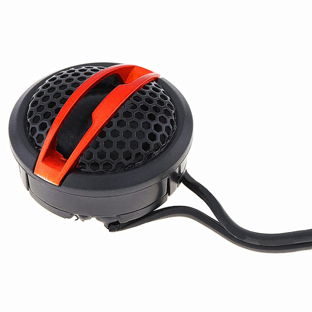 Baceyong Tweeters De Voiture, ABS Noir + Placstic, Tweeter Aigu Avec Sensibilité De 92 DB, Haut-parleur D'aigu De 58 Mm Avec Base, Vis Et Adhésif Double Face
