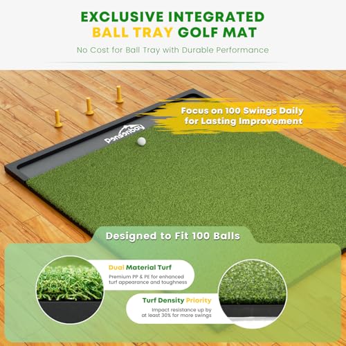 Ponsonbay Golf Mat with Ball Tray