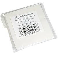 Qnubu Press Extraktionspapier im Blattformat 10 cm x 10 cm und Packung mit 100 Stück, Spezialpapier für Extraktionen, sehr hitze- und druckbeständig, doppelt silikonisiert