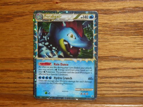 Recopilación y reviews de Pokemon heart gold - los mas comprados. 19 Pokemon HeartGold & SoulSilver Feraligatr HGSS07 Promo Card