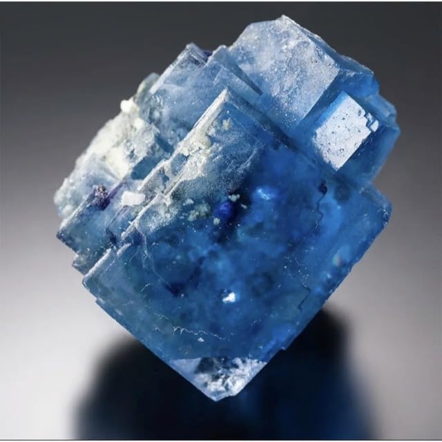 ヤオガンシャン フローライト 鉱物標本 蛍石 原石 世界的な蛍石の名産地 ヤオガンシャン鉱山産 38g 『美ブルー』天然