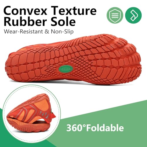 Image of SAGUARO Womens Mens Barefoot Shoes Minimalist Trail Runner Wide Toe Box Zero Drop Outdoor Cross Training Shoe