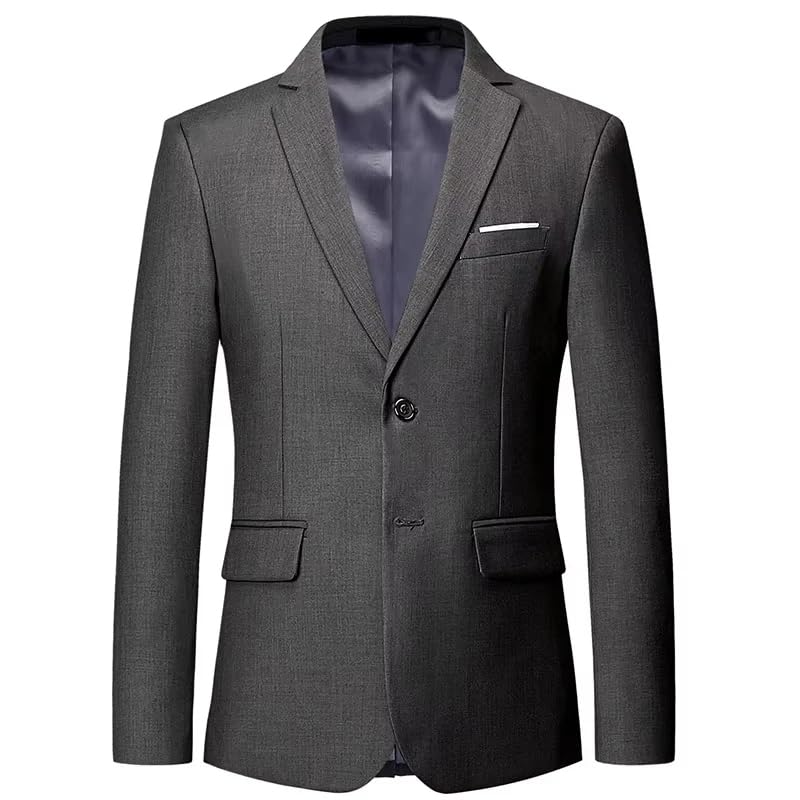 Men's Slim Fit Blazer Office Suit Coat Casual Business Mens Jackets Wedding Dress Suit Tuxedo2