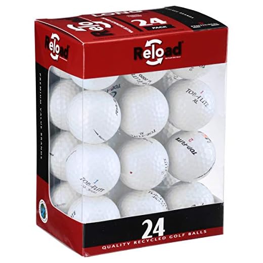 Top Flight Reload Recycled Golf Balls (24-Pack) Top Flite Golf Balls, White, One Size