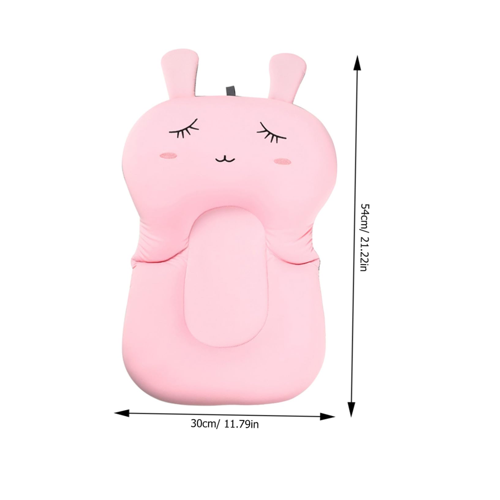 SHOWERORO Cojín De Baño Antideslizante para Bebés Soporte Suave y Cómodo para Recién Nacidos para Ducha y Bañera Color Rosa Princesa