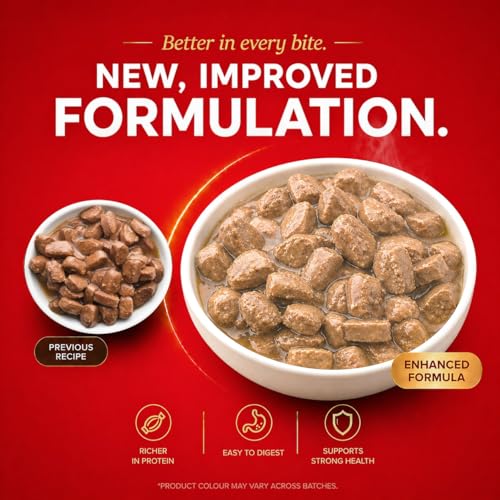 Image of Drools Puppy Wet Dog Food 10 Pouches + 2 Free (12 x 60g) | Real Chicken & Liver Chunks in Gravy | Supports Skin & Coat | Promotes Joint Strength | Aids Digestion & Overall Wellness