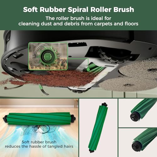 Image of 24 Pcs Replacement Parts for iRobot Roomba 505X Combo /Plus 405 /505 /507 Combo Robot Vacuum Cleaner: 1 Main Brush, 6 Dust Bags, 6 Mop Pads, 4 Filters, 6 Side Brushes and 1Cleaning Brush(400 /500 Series)