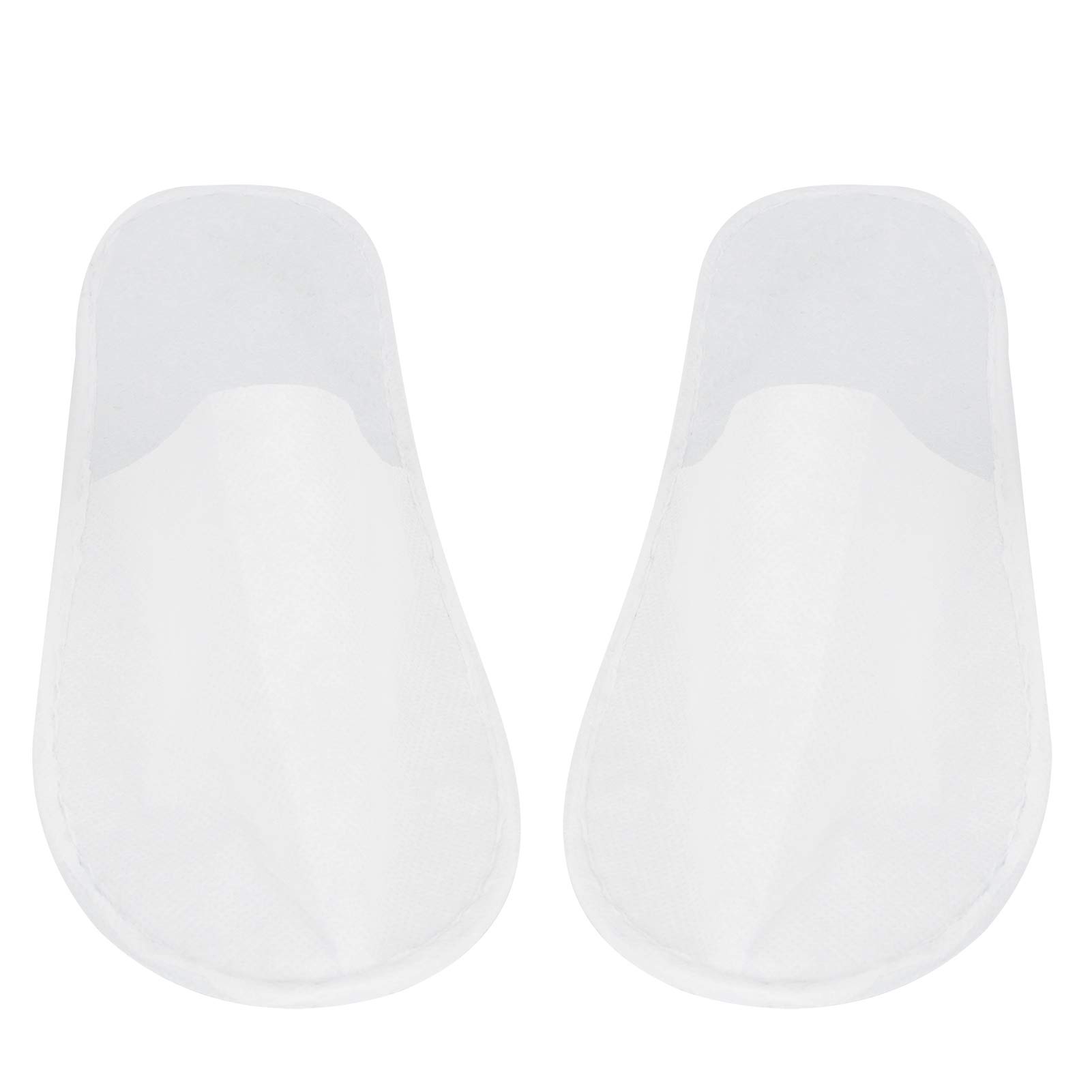 KENANLAN Pantofole per ospiti, 50 paia di pantofole per ospiti, spessore 3 mm, portatili, antiscivolo, con dita chiuse, per hotel, viaggi, casa, 3 mm