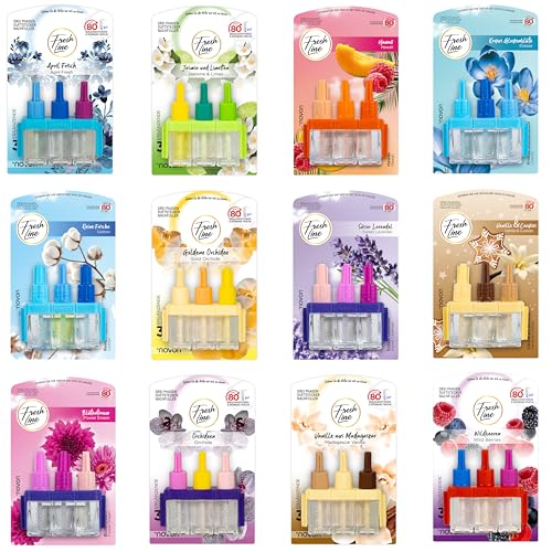 FRESH LINE® Duftstecker Nachfüller 3er Pack (3x7ml) –...