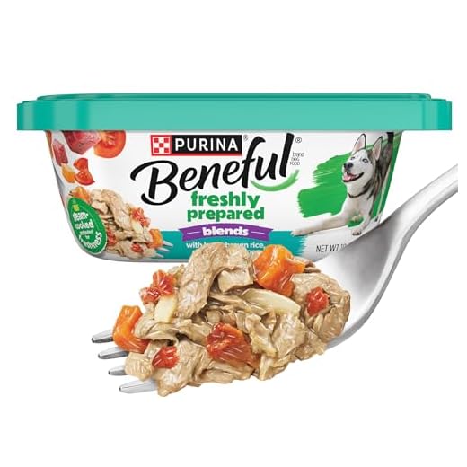 Purina Beneful Freshly Prepared Blends Wet Dog Food With Lamb, Brown Rice, Carrots and Tomatoes - (Pack of 8) 10 oz. Tubs