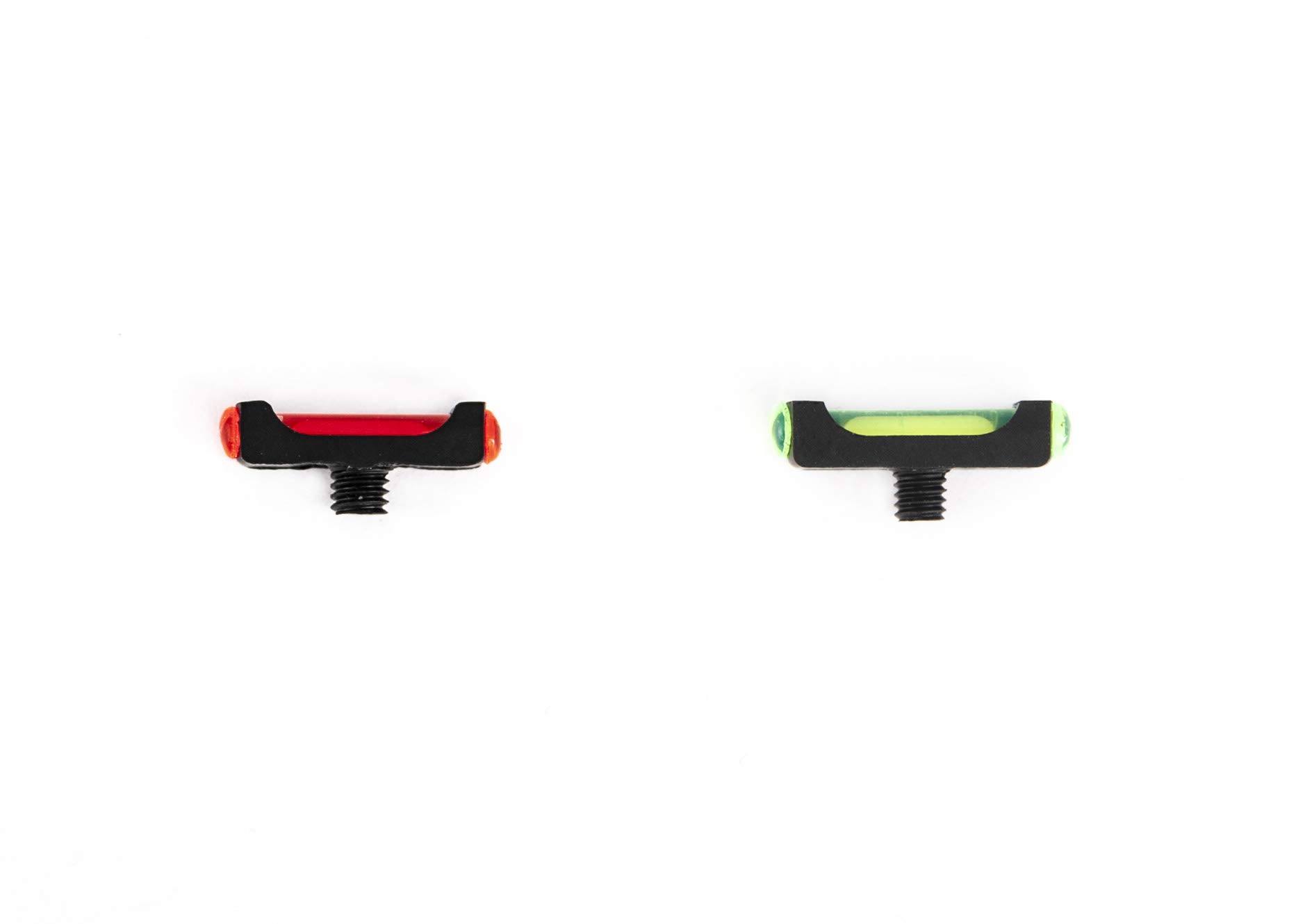 Mirini filettati per Fucile da Caccia Sport Fibra Ottica 2mm Rosso Verde