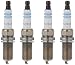 Bosch 6713 Platinum Spark Plug for Select Fiat, Hyundai, Infiniti, Kia, Nissan, Scion, and Toyota Cars, Trucks, SUVs, and Vans (Pack of 4)