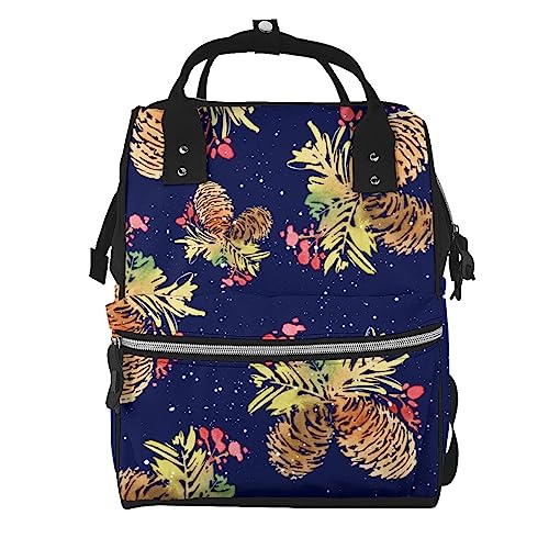 Sac à dos à langer imperméable avec attaches poussette pour Noël