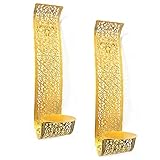 Metal Wall Sconce Candle Holder Décor,SYCYULAN Wall Mounted Candle Sconces Holders,French Court Styl